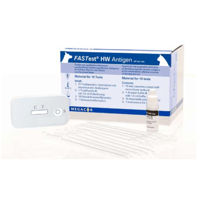 Megacor FASTest Herzwurm Antigen / 50 Test