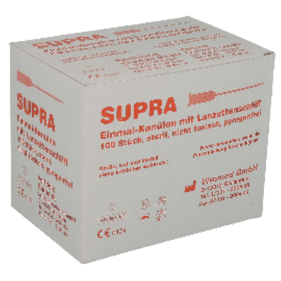 Einmalkanülen Supra 0.9 x 80 mm / 100 Stück