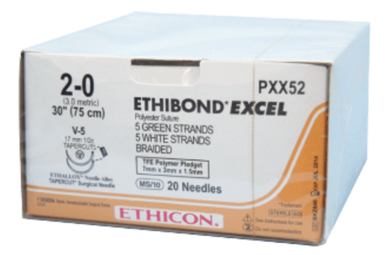 Ethibond grün 4-0 / FS-2 / 45 cm / 36 Stück