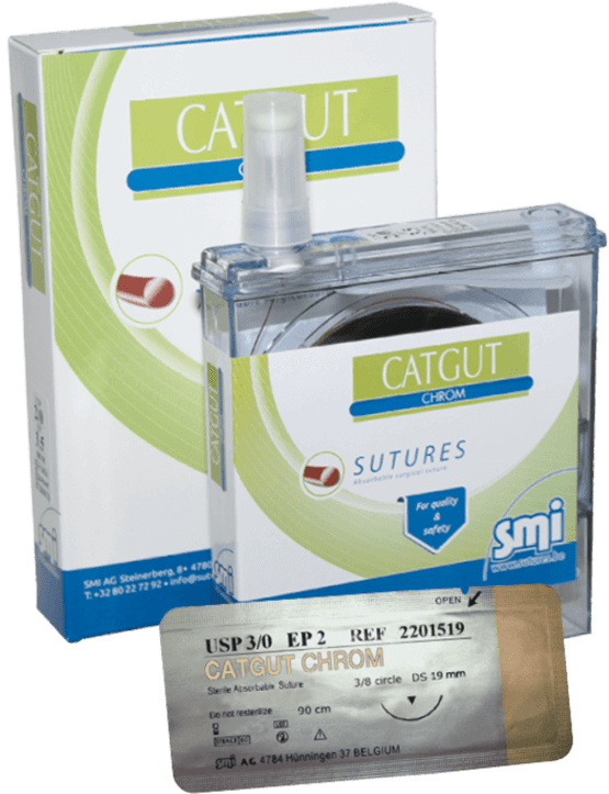 Catgut Chrom SMI, USP 1, 75m